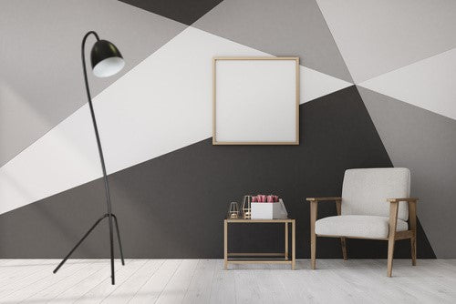 Lampa de podea HARIS LP1 BLACK / WHITE