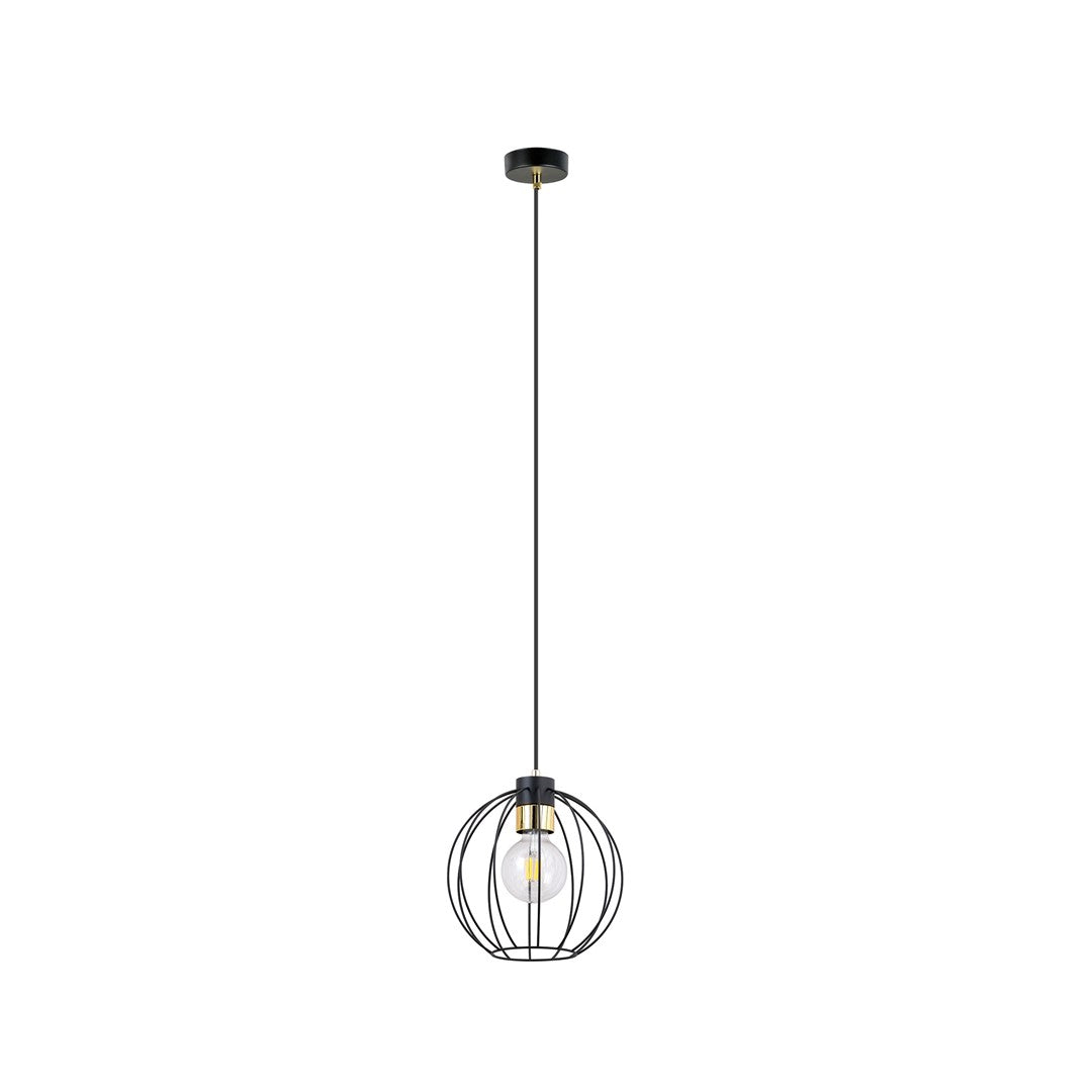 Pendul GINO 1 negru cu auriu
