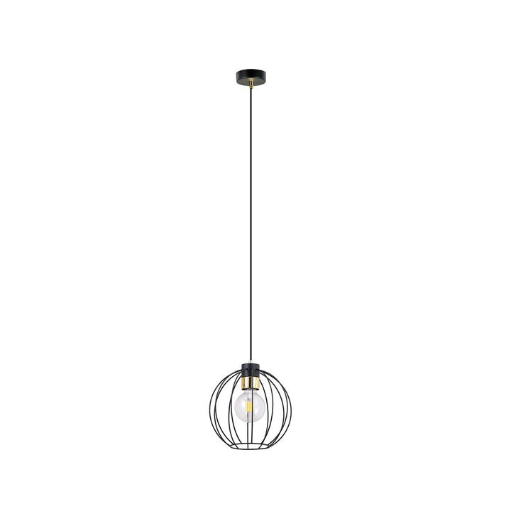 Pendul GINO 1 negru cu auriu