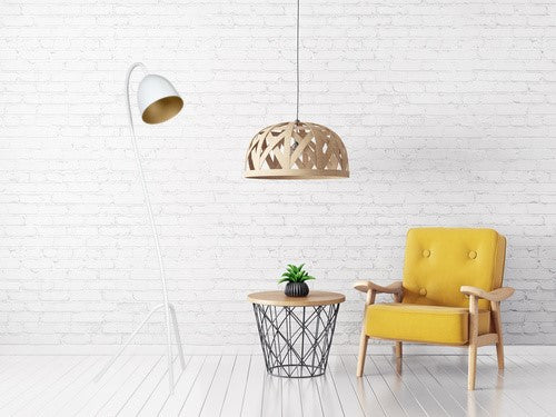 Lampa de podea HARIS LP1 WHITE / GOLD