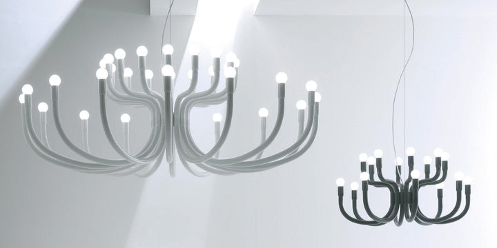 Candelabru cu un design modern si 16 lumini Snoob by Karman