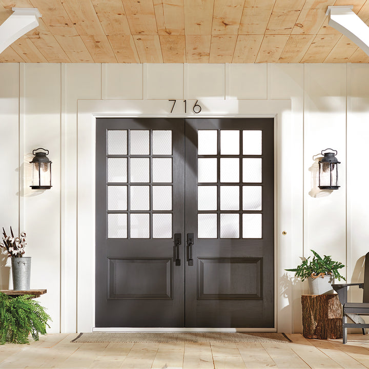 Aplica de perete exterior Ashland Bay 1 lt Weathered Zinc