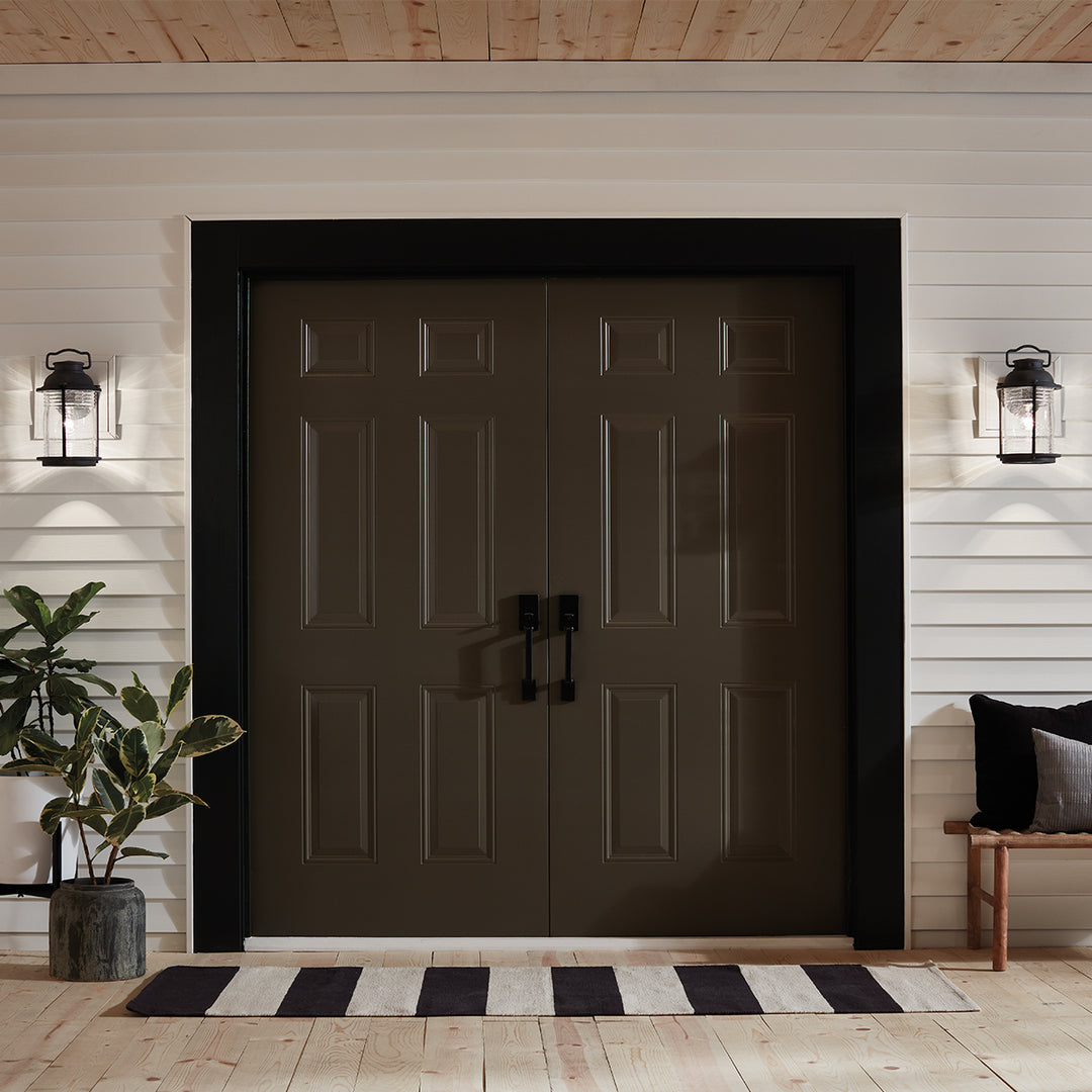Aplica de perete exterior Ashland Bay 1 lt Weathered Zinc