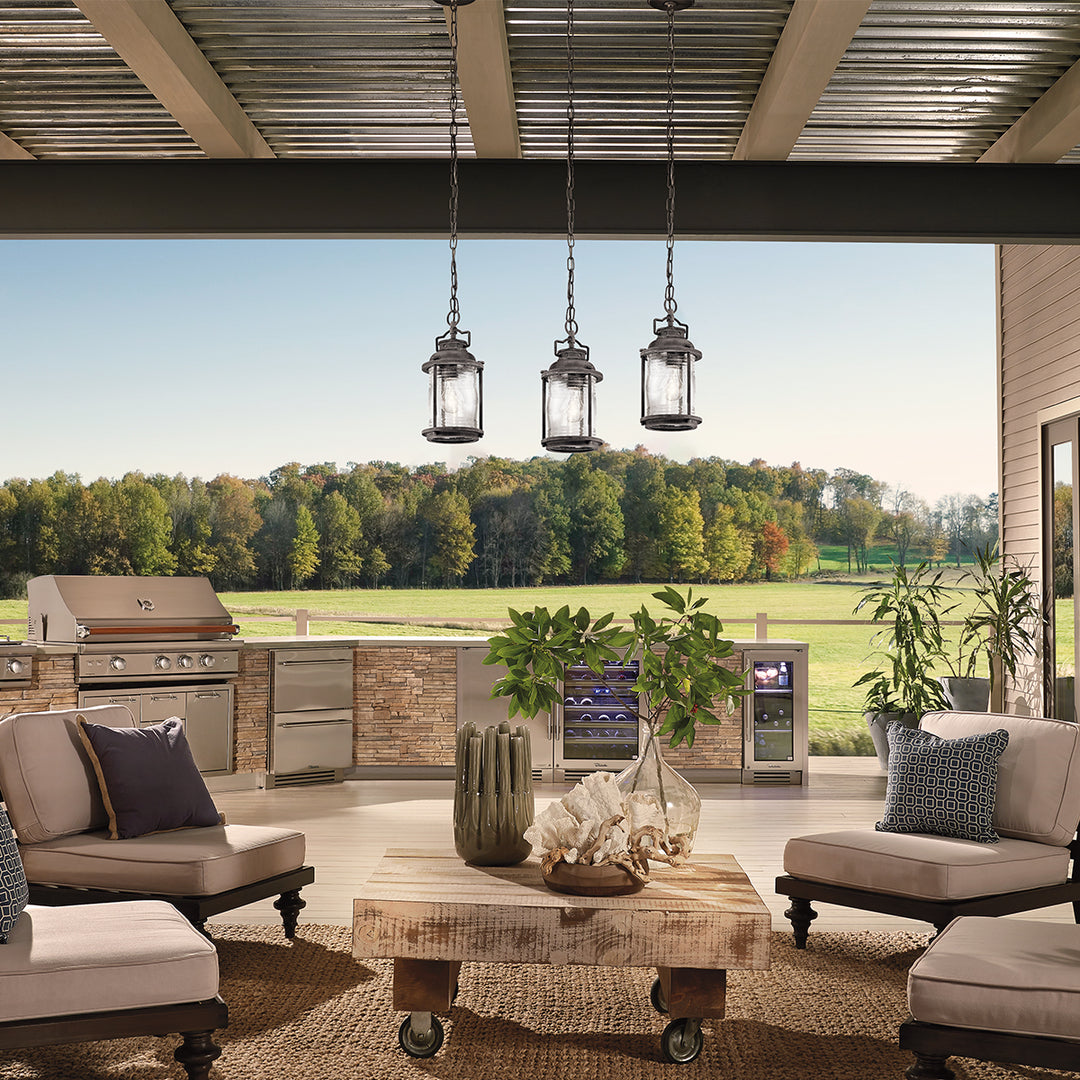 Pendul de exterior Ashland Bay 1 lt Weathered Zinc