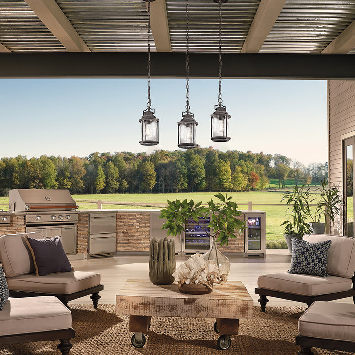 Pendul de exterior Ashland Bay 1 lt Weathered Zinc