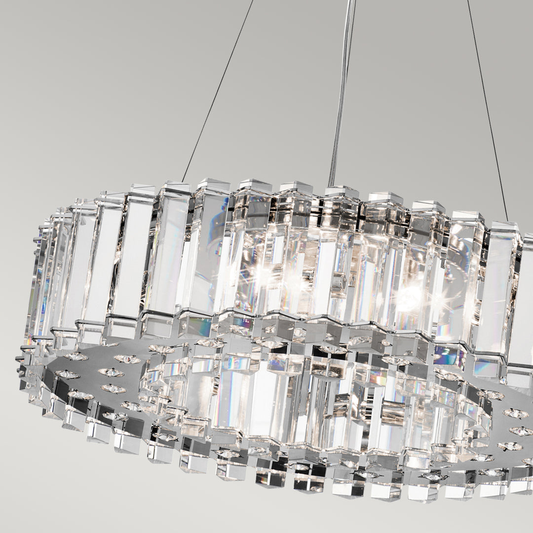 Candelabru Crystal Skye 8 lt Chrome