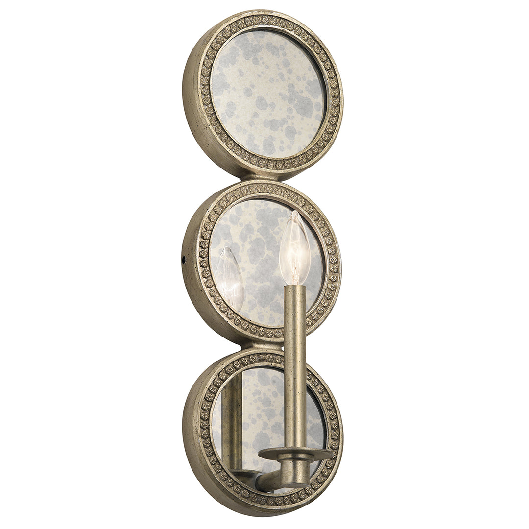 Aplica de perete Rosalie 1 lt Sterling auriu