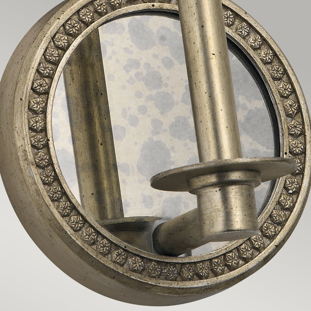 Aplica de perete Rosalie 1 lt Sterling auriu