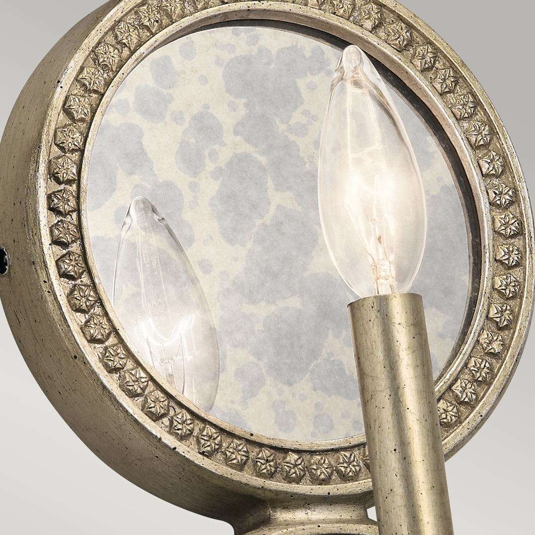 Aplica de perete Rosalie 1 lt Sterling auriu