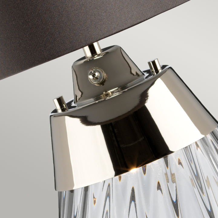 Lampa de masa Lena - Smoke 2 lt Smoke-tinted Glass / Slate Shade