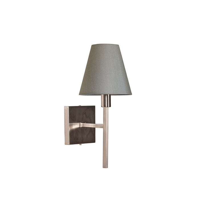 Aplica de perete Lucerne 1 lt nichel periat, gri Shade