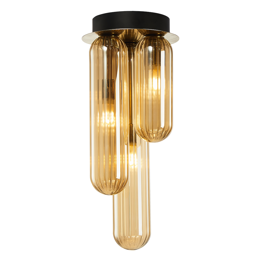 Plafoniera eleganta PAX aurie 3xG9