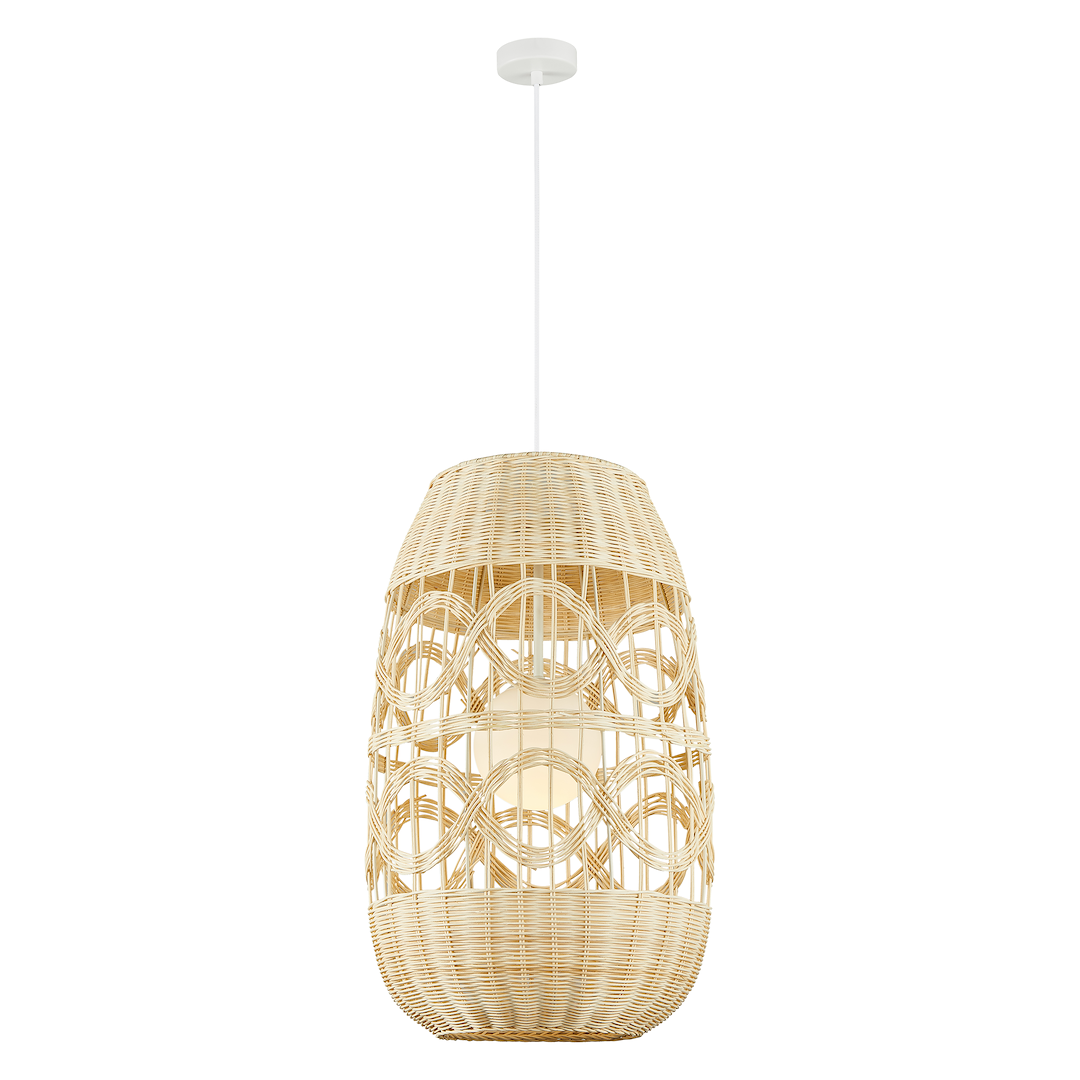 Lustra suspendata ARONA ratan 1xE14 fi 400