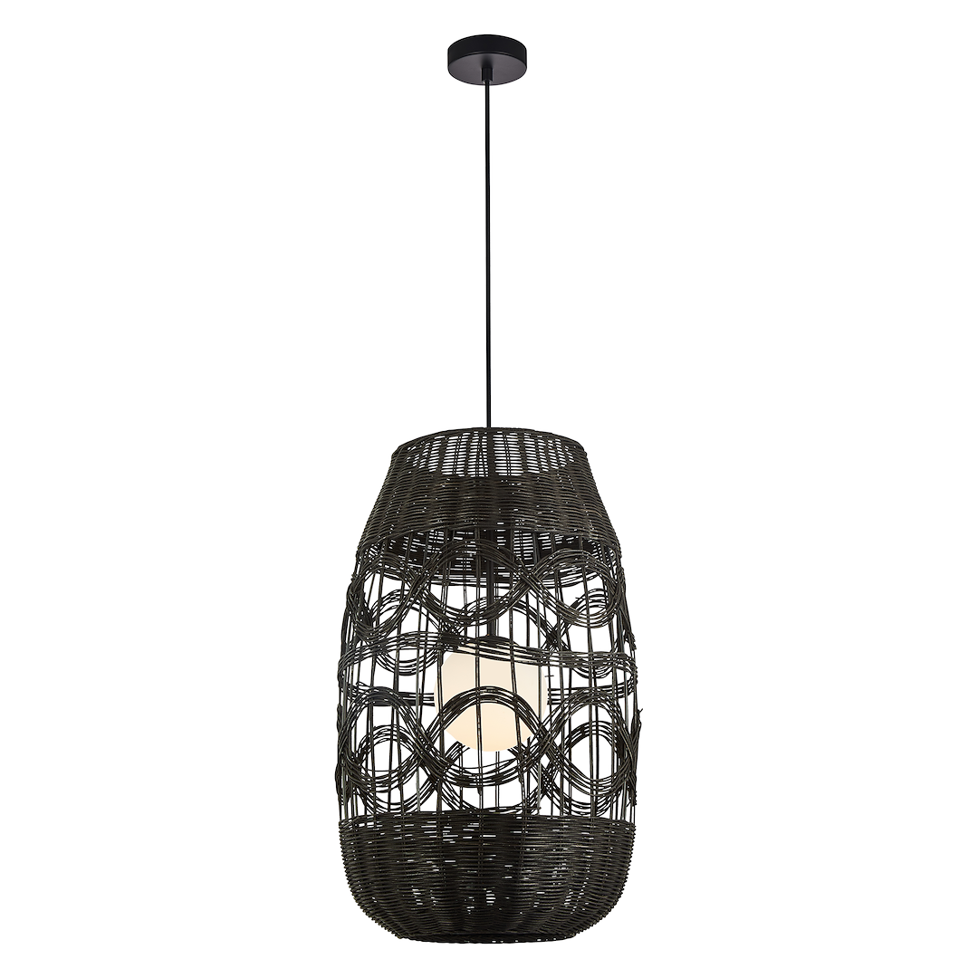 Lustra suspendata Arona neagra 1xE14 fi 400