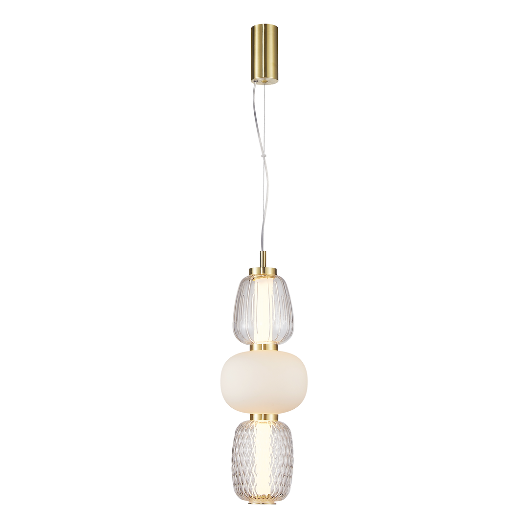 Pendul design elegant led CARO aurie 28W LED