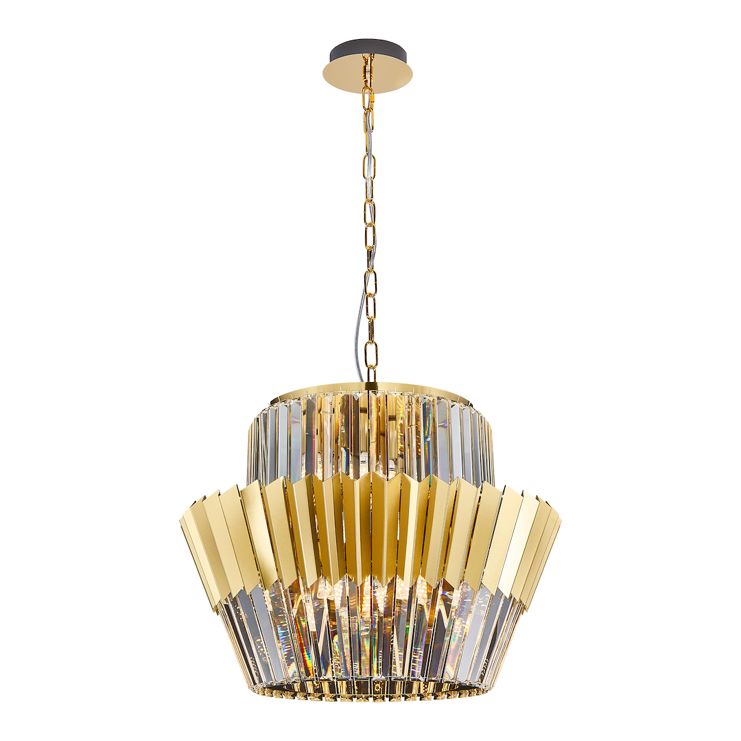 Candelabru DONNA auriu 12xE14