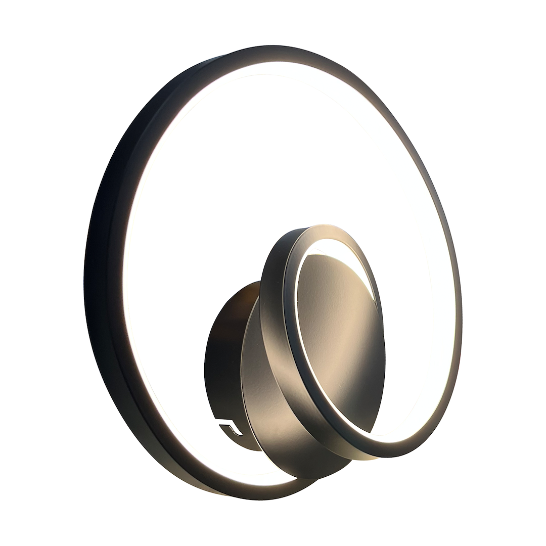 Aplica de perete LED Lucero neagra 13W
