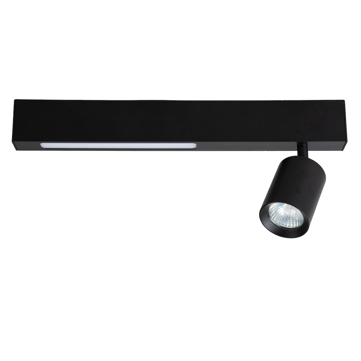 Plafoniera Magnet 5W+1xGU10 3000/4000K Neagra