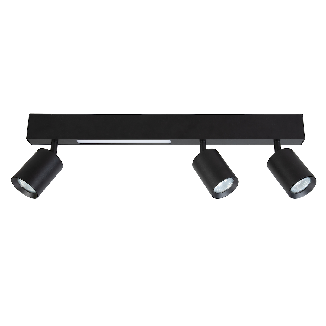 Plafoniera Magnet 5W+3xGU10 3000/4000K Neagra