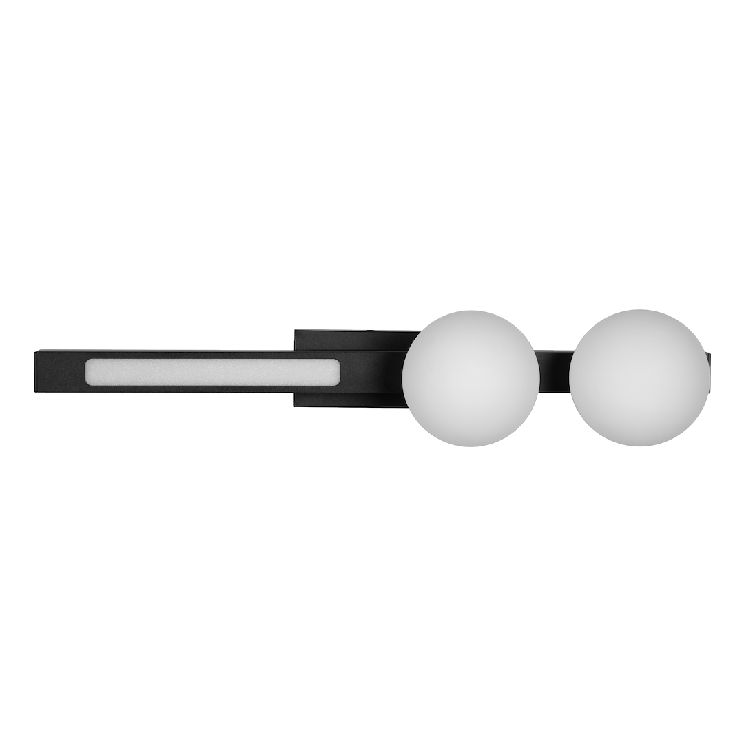 Aplica Magnet 13W+2xG9 3000/4000K Negru