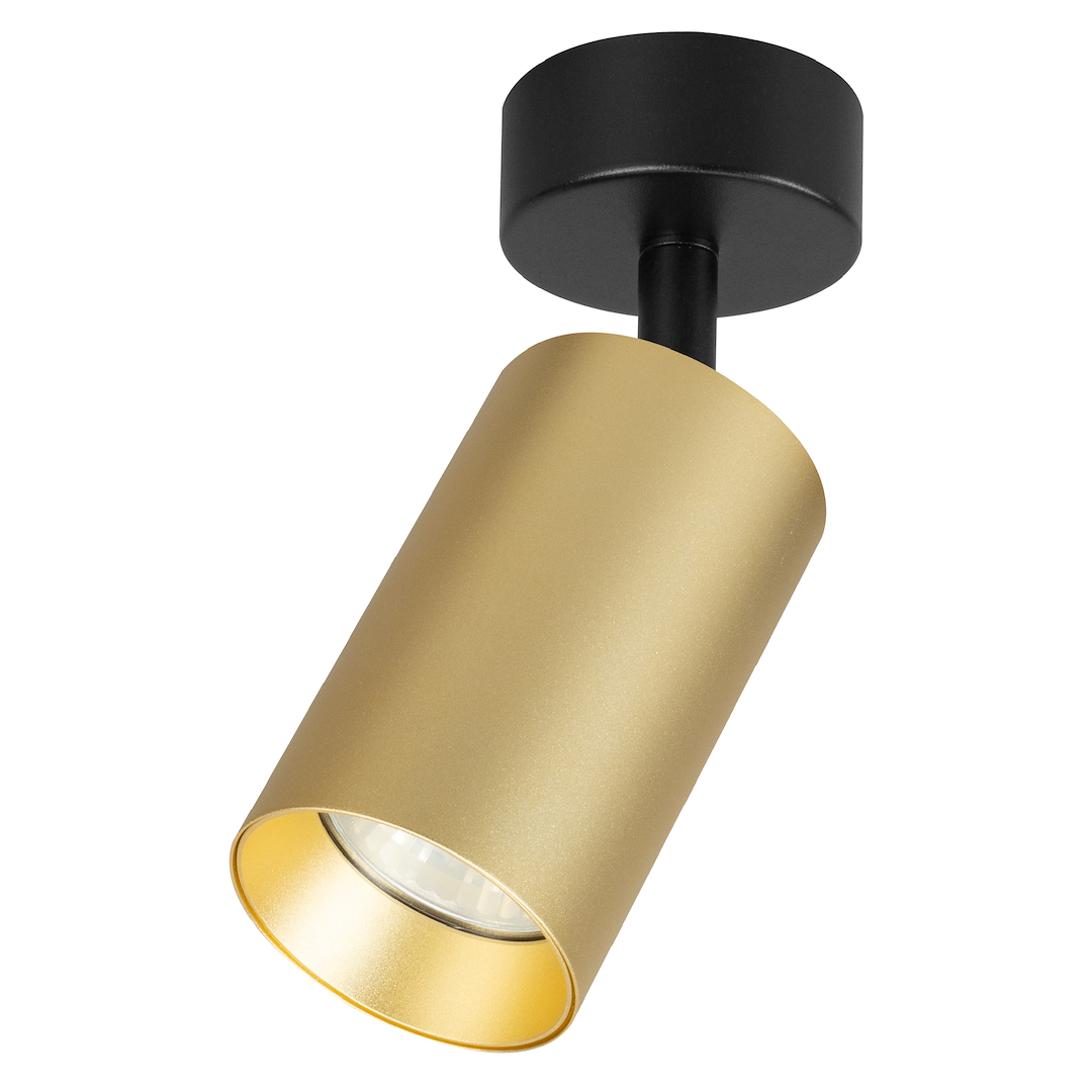 Pipe Spot auriu 1xGU10 ajustabil