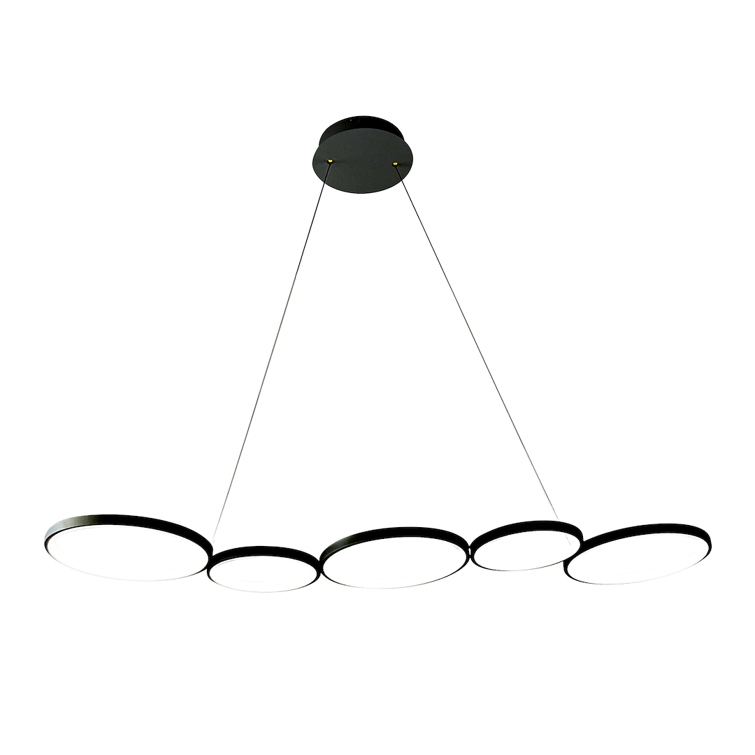Lustra suspendata Olympia Neagra 50W LED