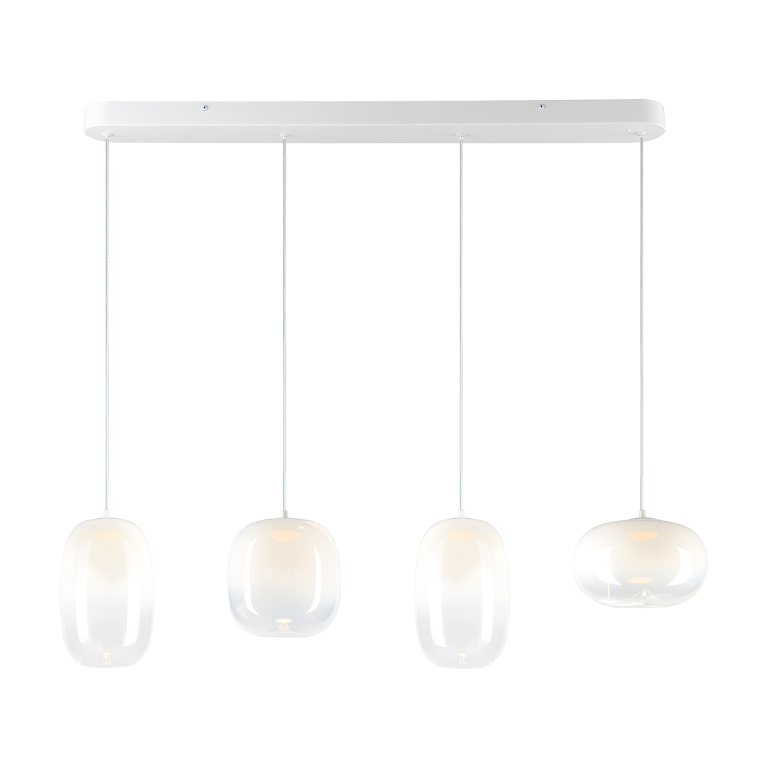 Lustra suspendata Vaso alba 15W
