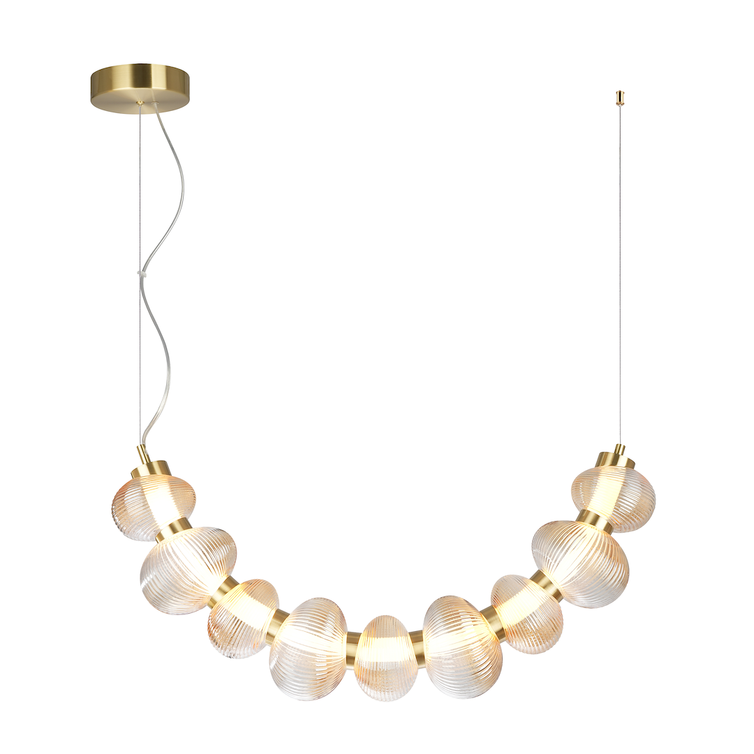 Suspensie LED BOLLA aurie 36W