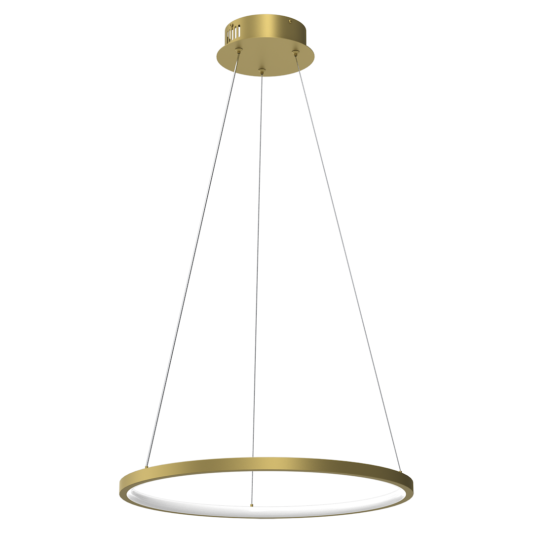 Suspensie LED HOOP auriu 27W