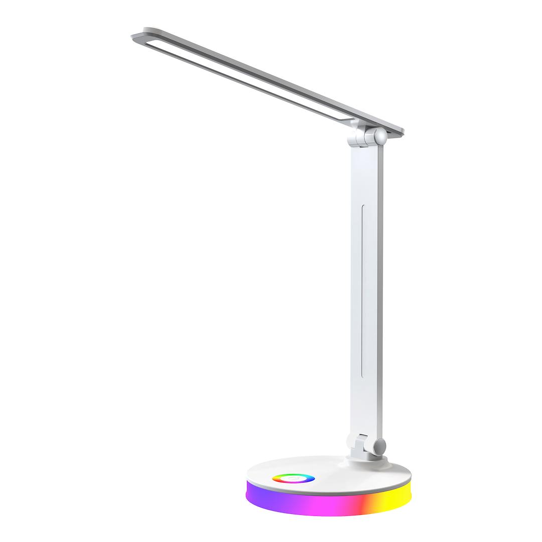 Lampa de birou cu LED RGB Bruno White 5W