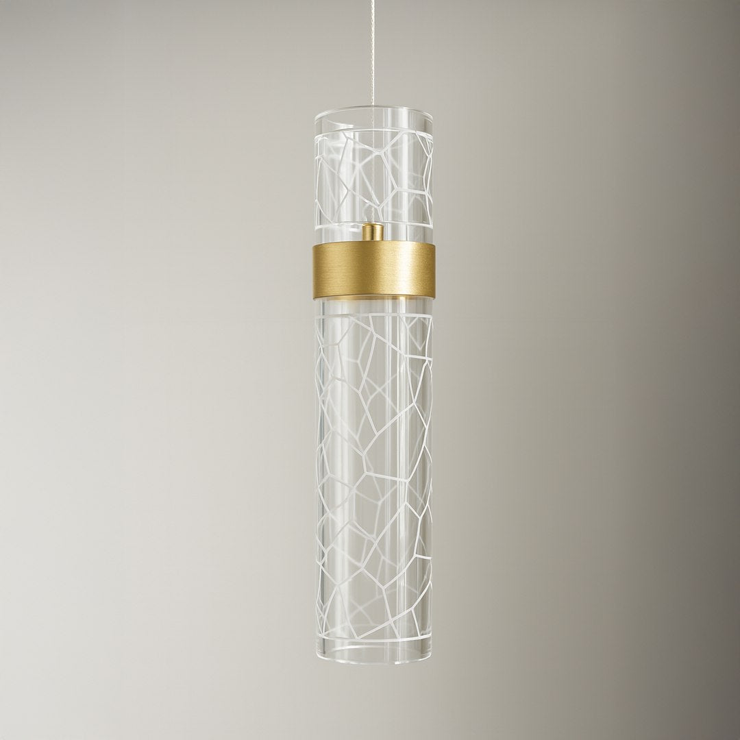 Lustra cu pendule din sticla LED LAGOS 8W