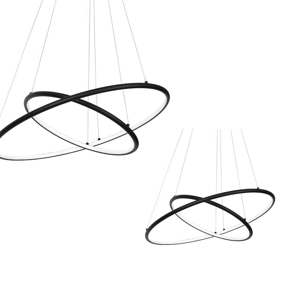 Lustra suspendata LED ORION negru 53W