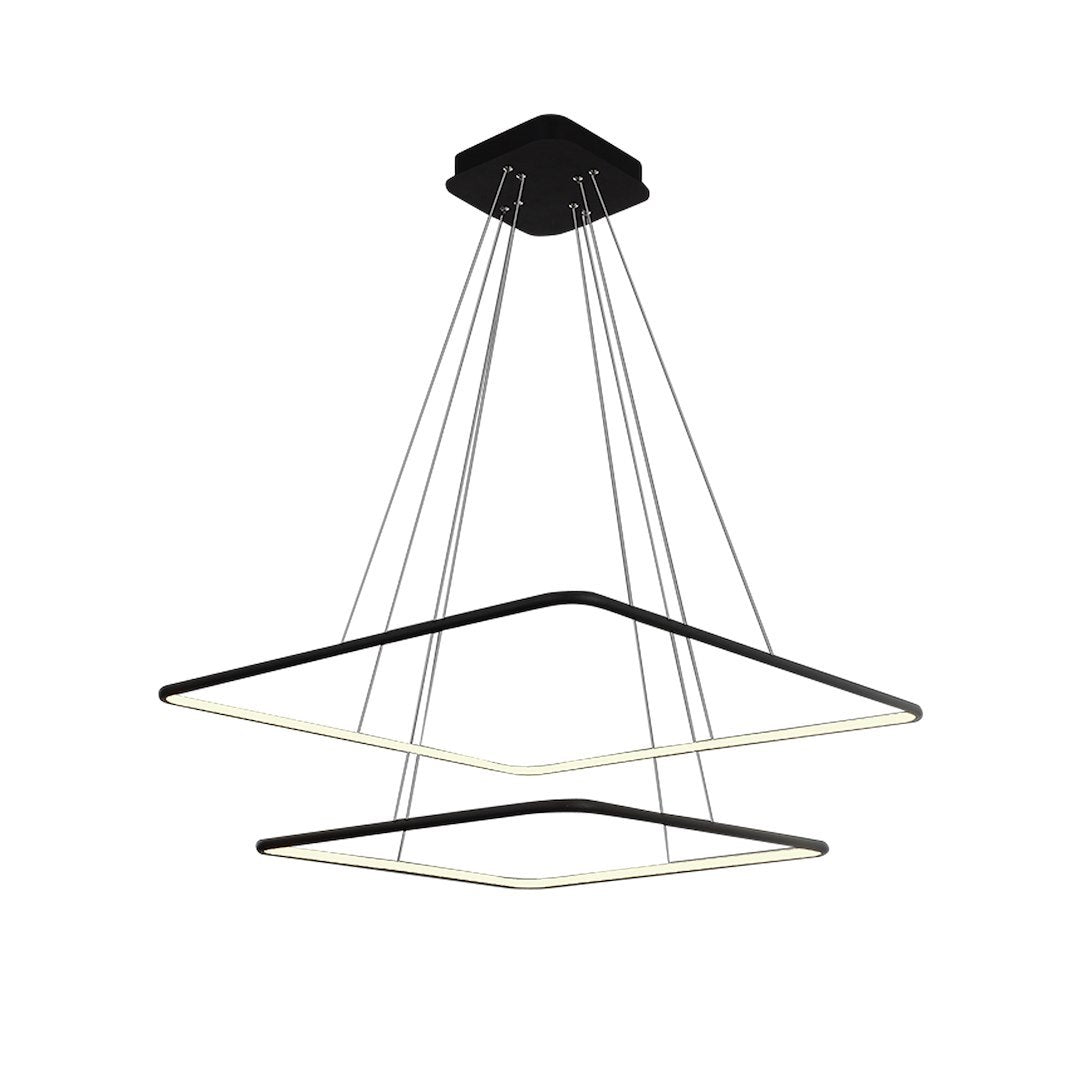 Lustra suspendata NIX neagra 50W LED