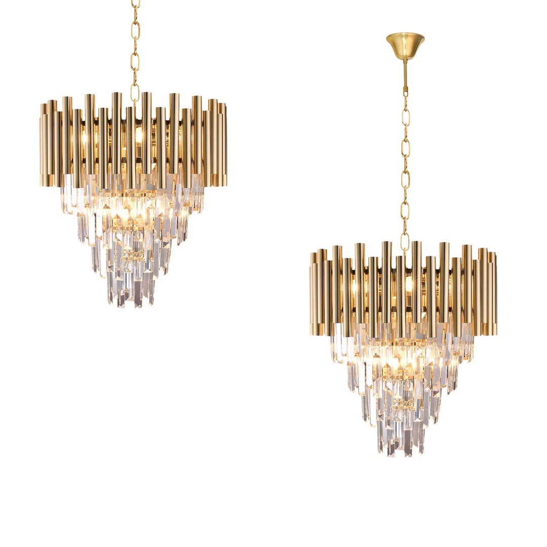 Candelabru MADISON auriu 9xE14