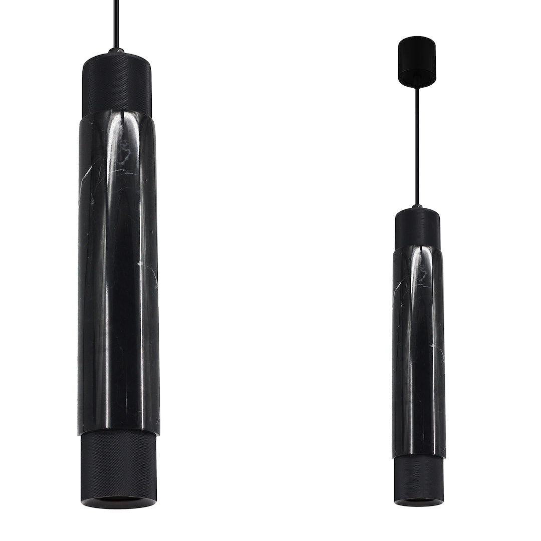 Pendul MARBLE negru 1xGU10