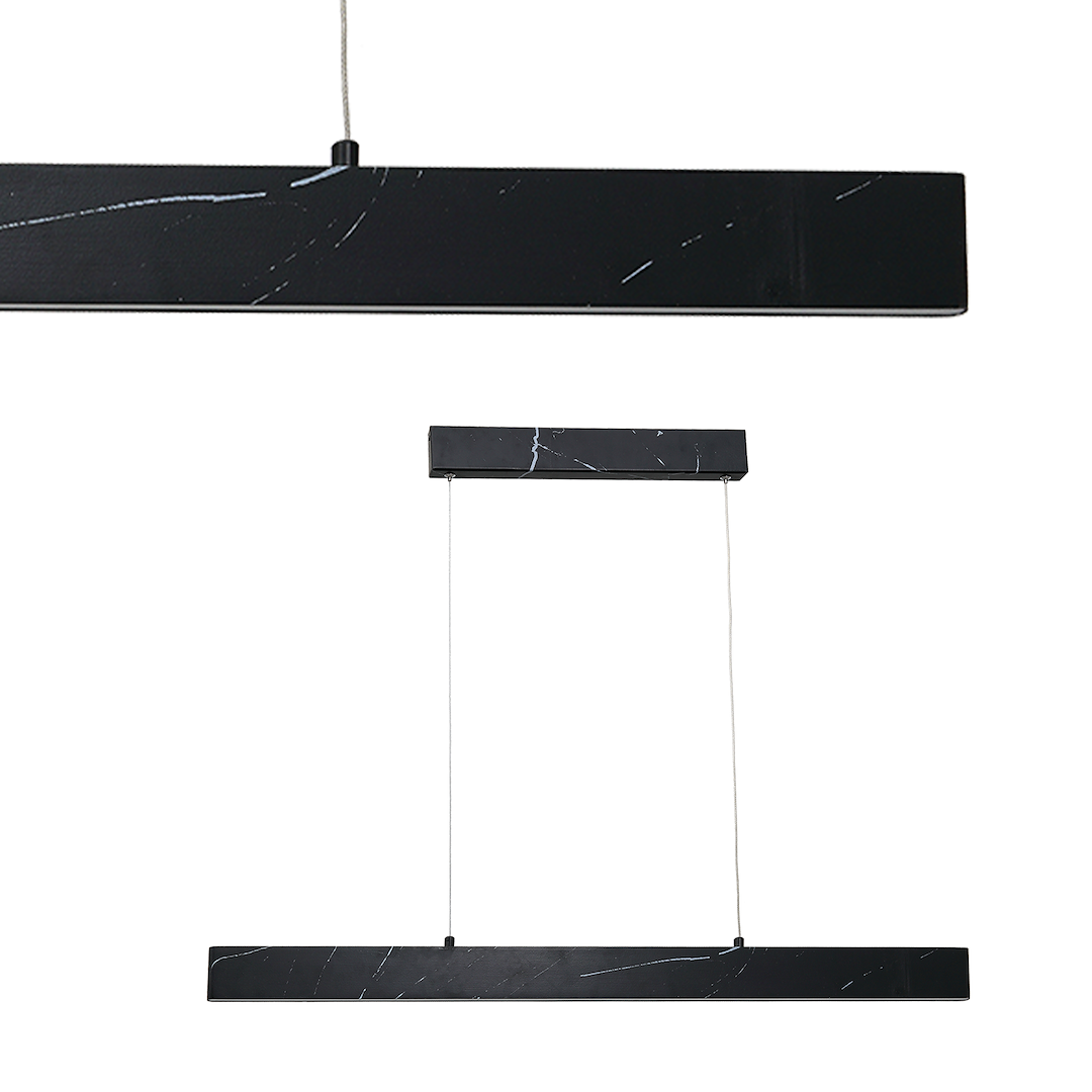 Lustra suspendata cu LED PIERCE neagra 18W