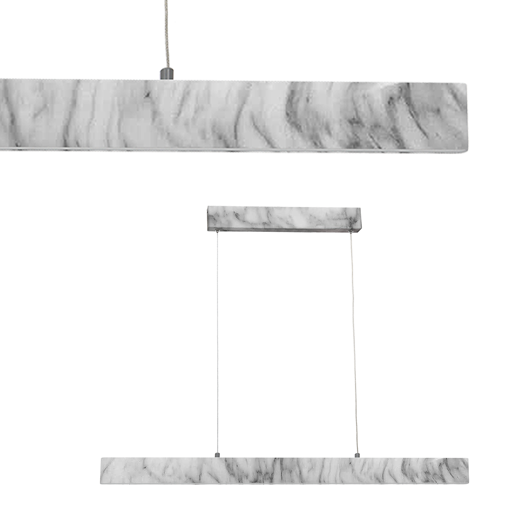 Lustra suspendata Pierce alba 18W LED