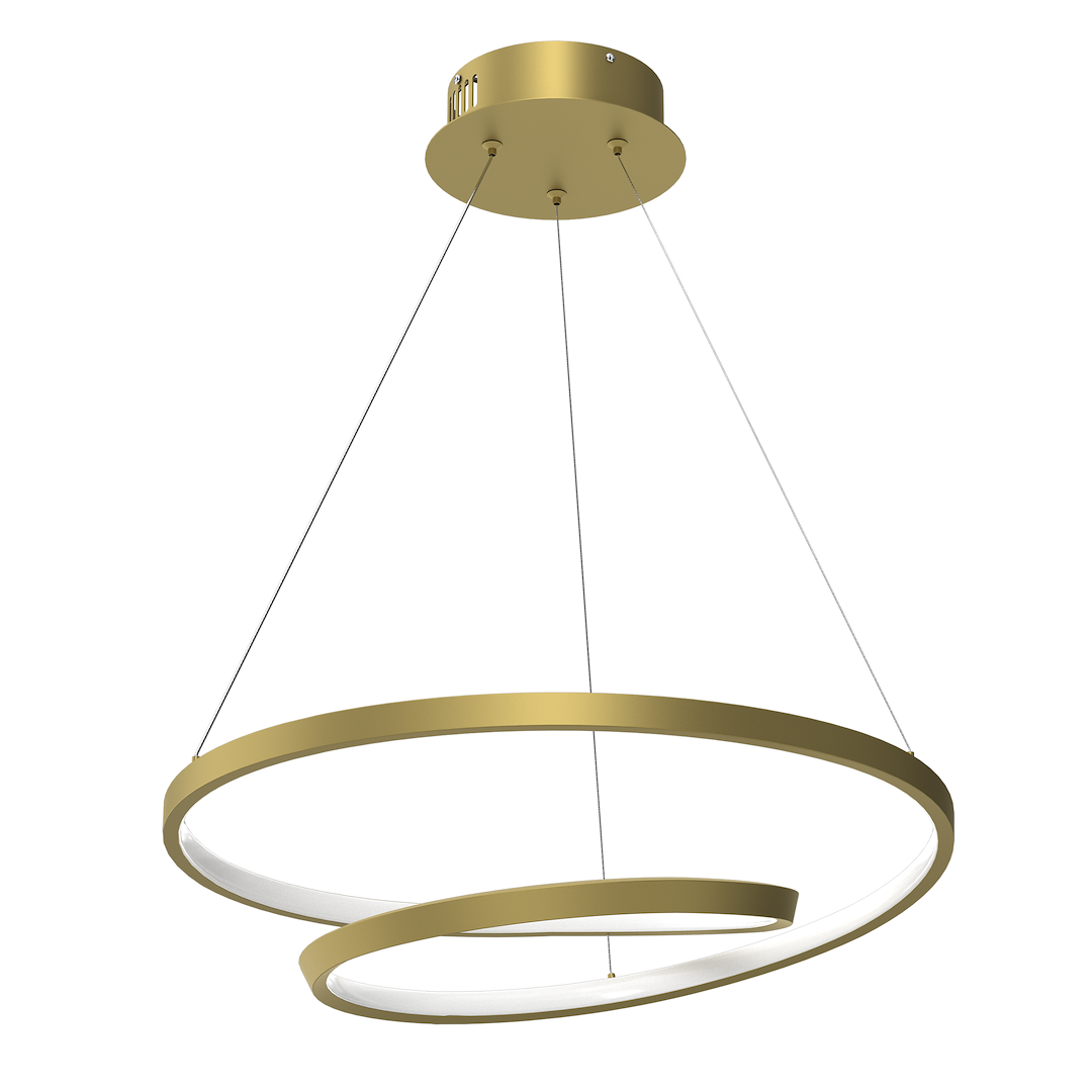 Lustra suspendata LED LUCERO aurie 48W