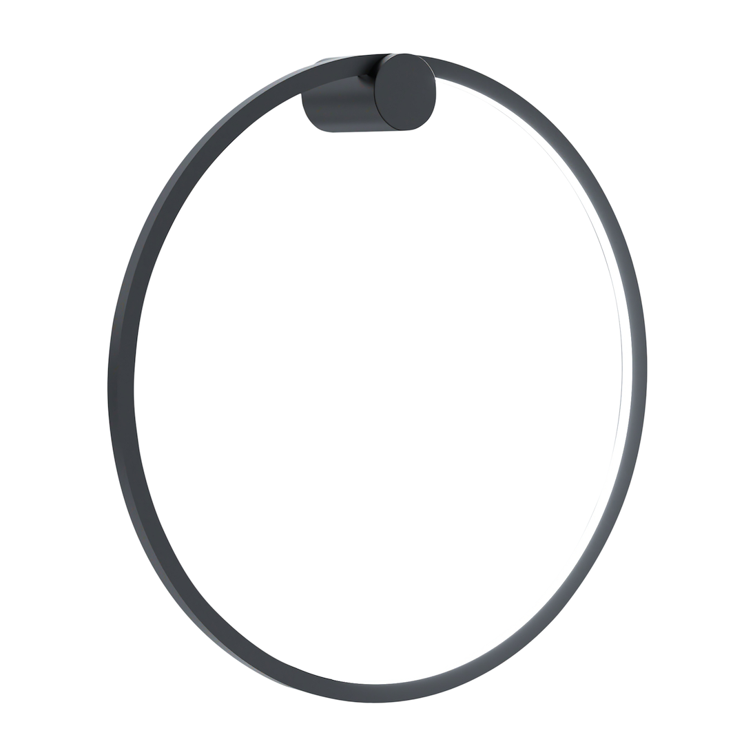 Aplica de perete in forma de cerc LED Saturno negru 25W