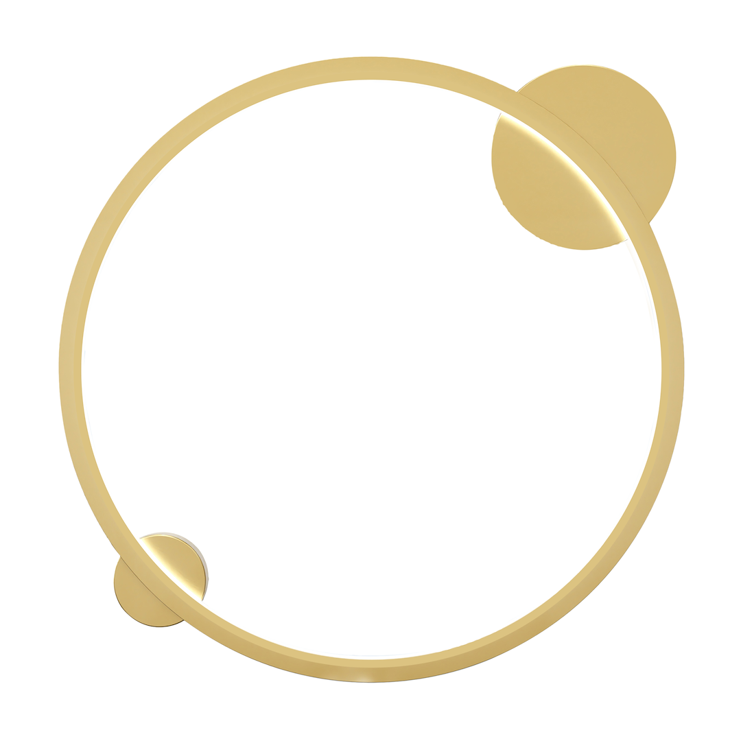 Plafoniera LED Saturno Gold 25W
