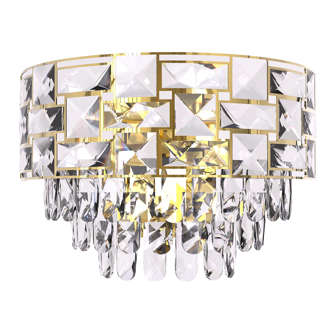 Aplica de perete cu cristalie LUXURIA 2xE14