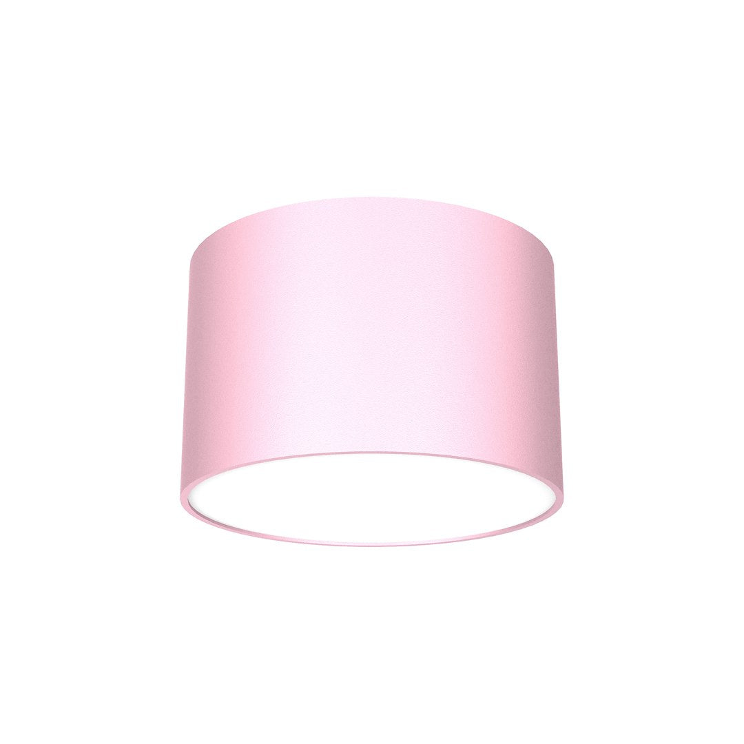 Plafoniera roz de mici dimensiuni DIXIE 1xGX53