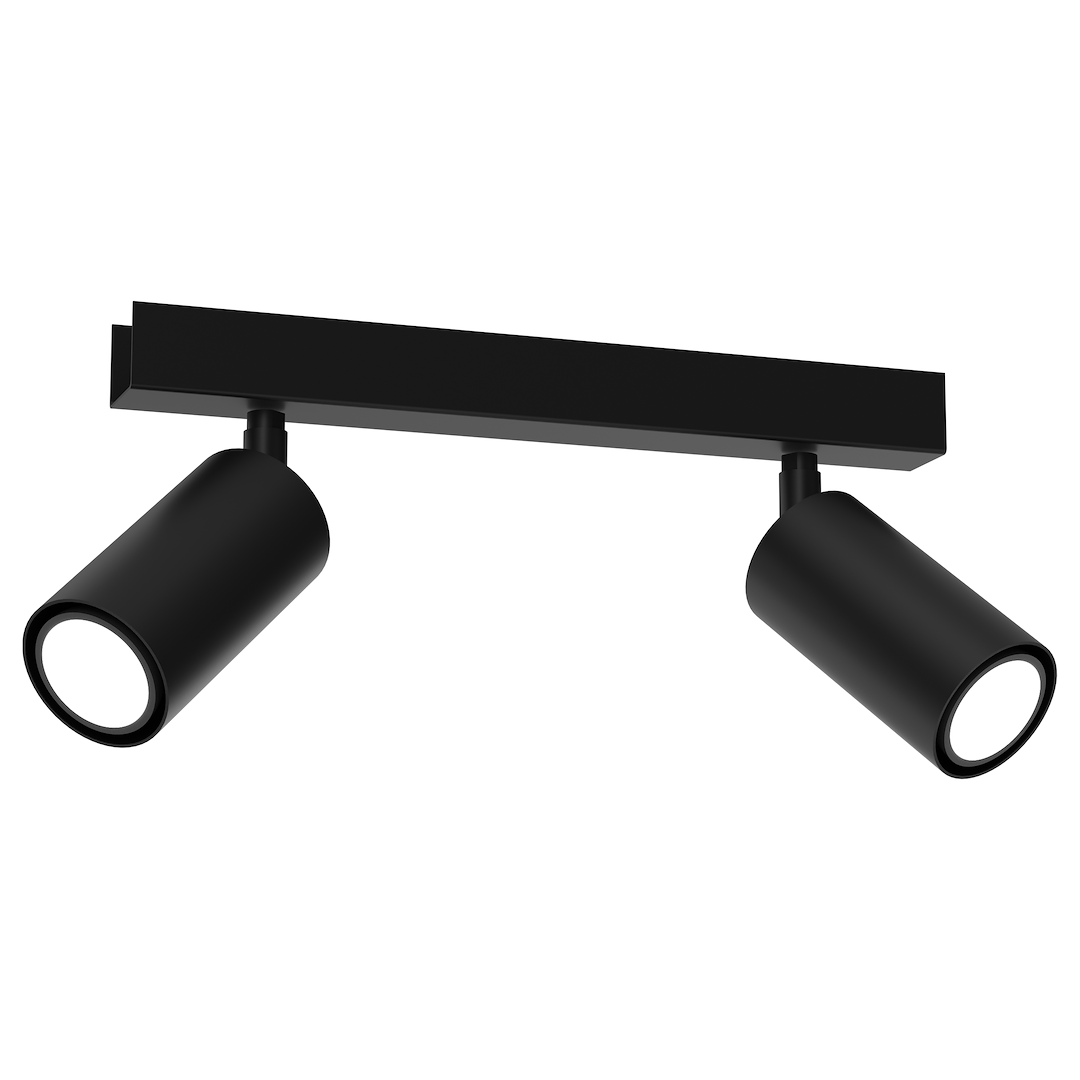 Plafoniera HUDSON BLACK 2xGU10