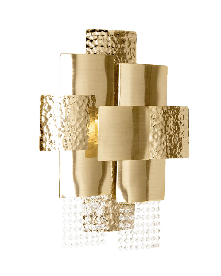 Aplica de perete placata cu aur Mondrian Castro Lighting