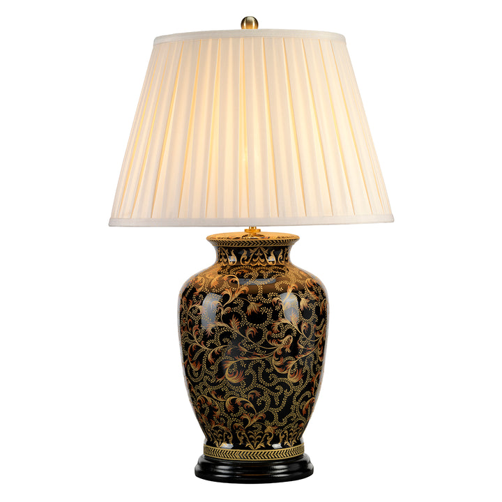 Lampa de masa Morris 1 lt auriu and negru
