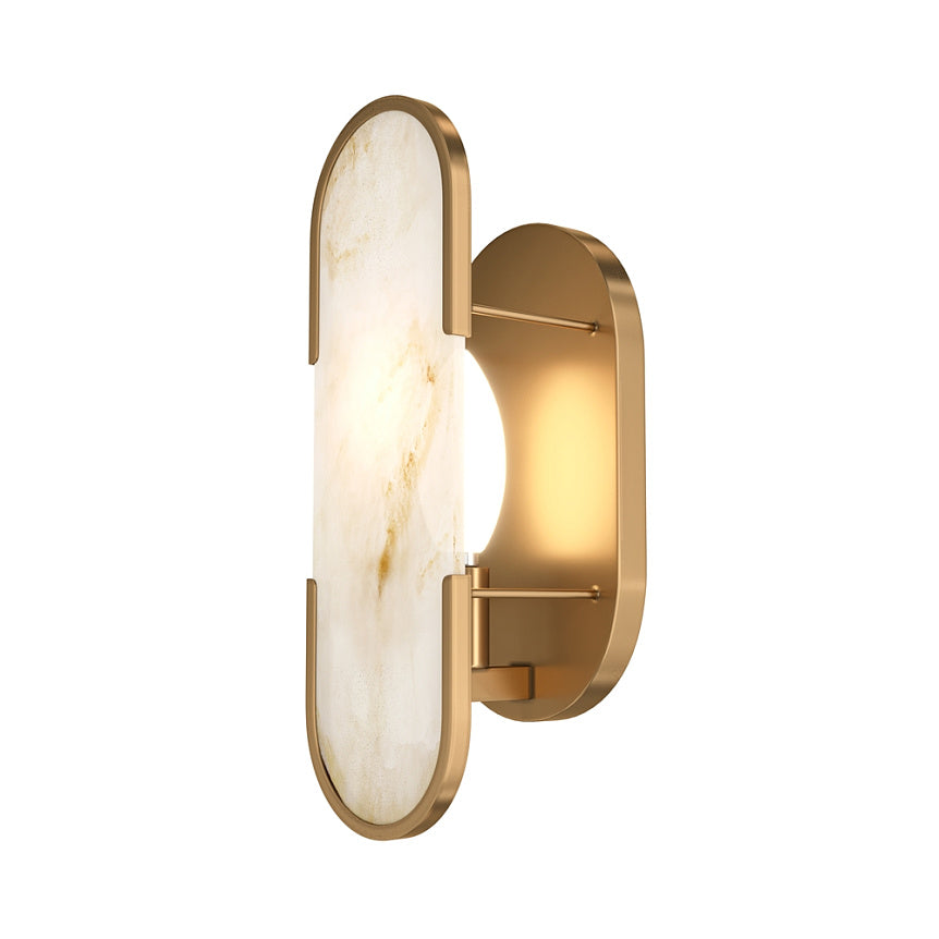 Aplica de perete oval cu piatra naturala Marmo by Maytoni