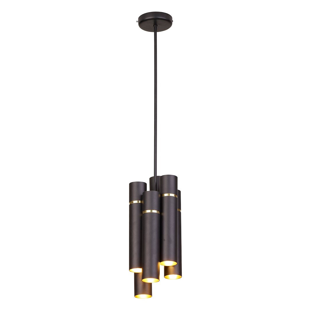Lustra suspendata neagra LYNX 12xE14