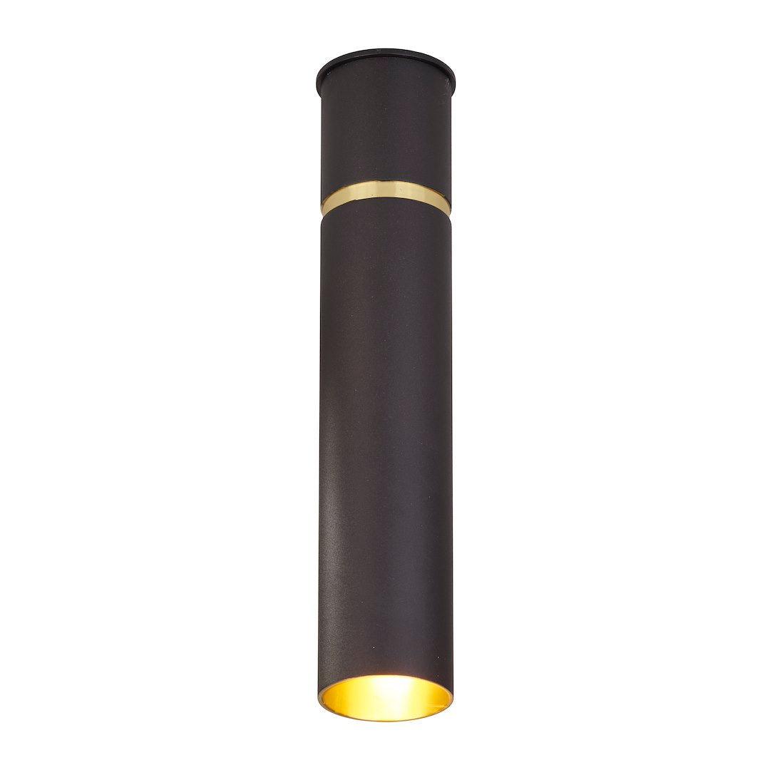 Spot negru cu auriu LYNX 1xE14