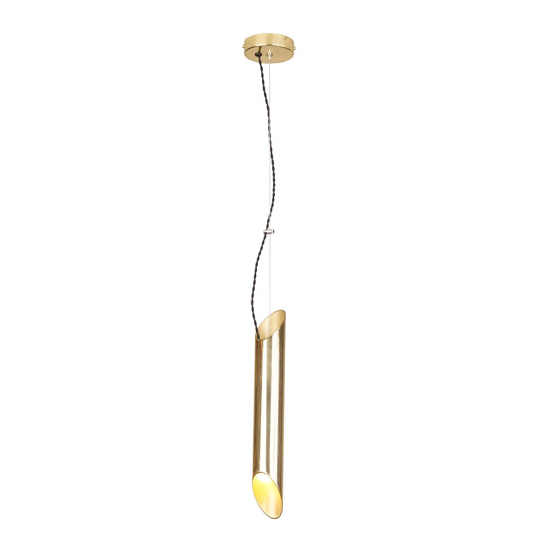 Pendul auriu LIBRA 1xE14