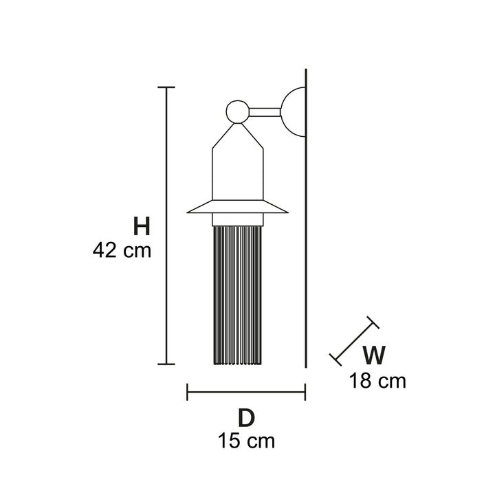 Aplica de perete tip pendul Nappe App N2